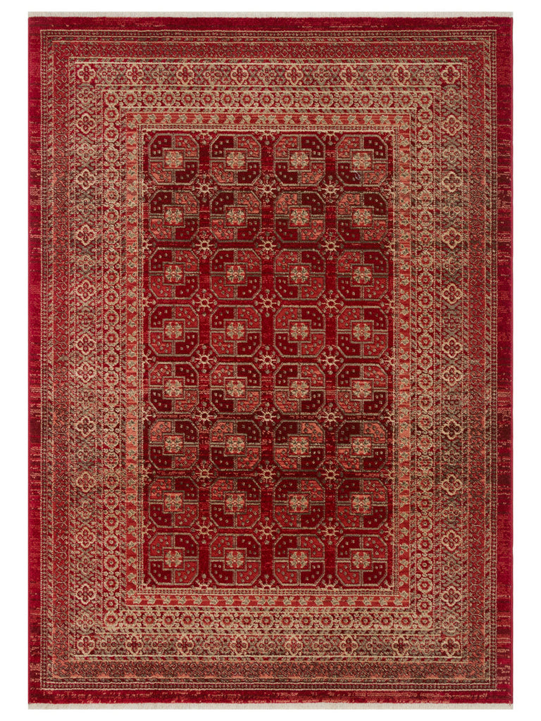 سجادة Altay Series ذات الألوان الدافئة الأصلية لغرفة المعيشة والمطبخ وغرفة النوم والمدخل 03RED