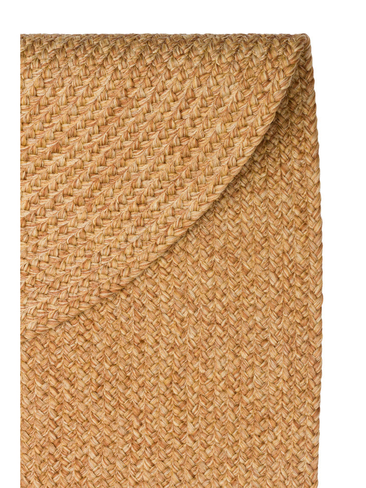 Cancun Jute Cotton Blend Living Room Hallway Kitchen Cotton Straw Knitted Rug 19NAT