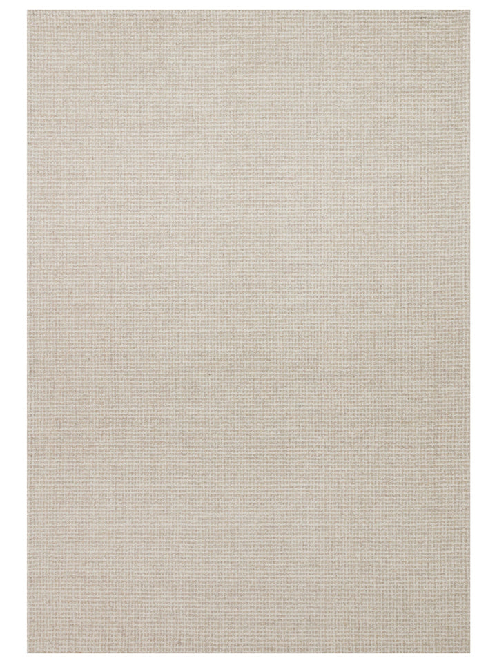Tapis tissé à la main en mélange de laine et coton série Dublin NATURAL