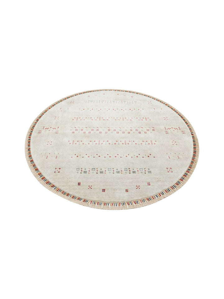 Oushak Carnaval 100% Natural Easy to Clean Handcrafted TENCEL™ Modern Uşak Carpet 06 BEIGE Q
