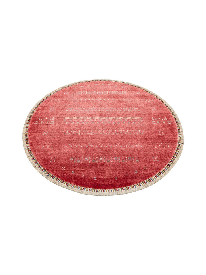 Oushak Carnaval 100% Natural Easy to Clean Handcrafted TENCEL™ Modern Uşak Carpet 06 RED Q