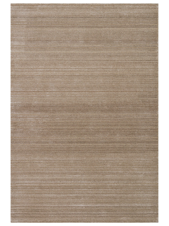 Tapis tissé à la main en mélange de laine et TENCEL™ série Palermo BEIGE