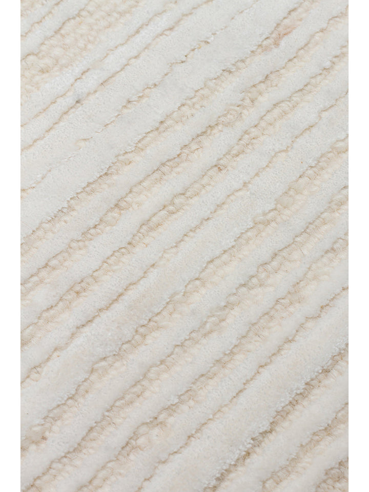 Tapis tissé à la main en mélange de laine et TENCEL™ série Palermo CREAM