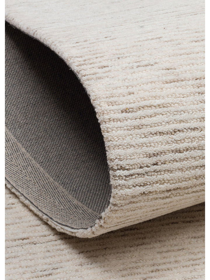 Tapis tissé à la main en mélange de laine et coton série Vienna LIGHT NATURAL