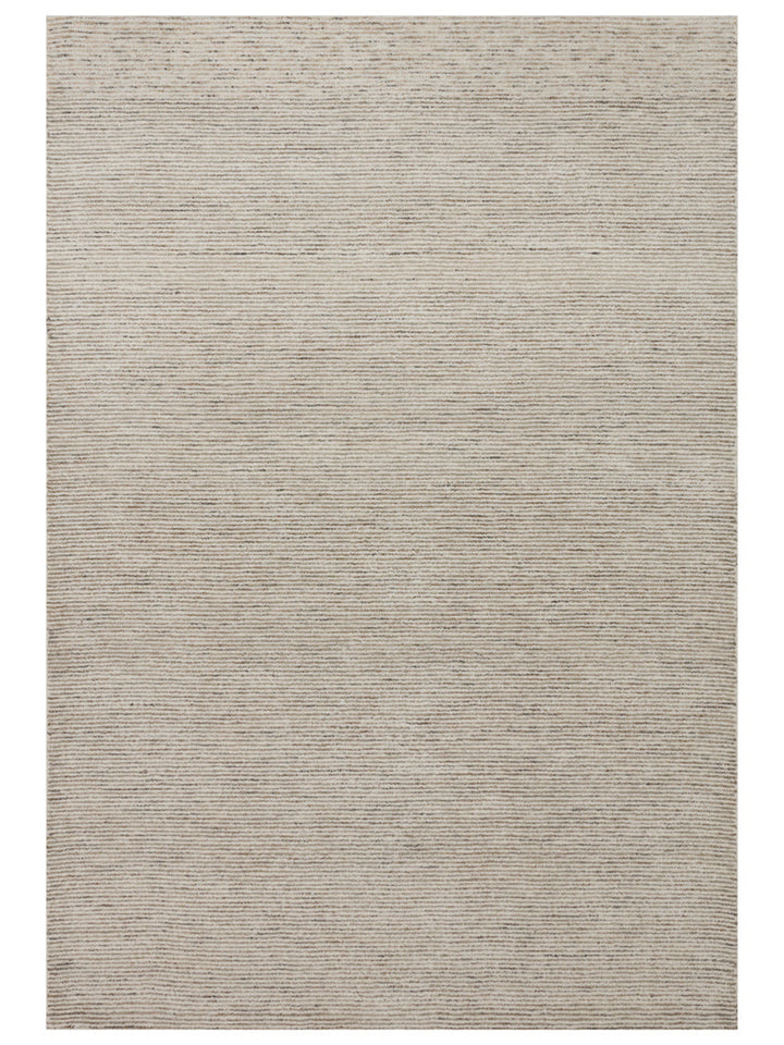Tapis tissé à la main en mélange de laine et coton série Vienna SILVER