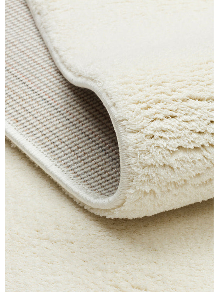 سجادة بيس آرت الأنيقة ذات الوبر الناعم والخالية من الغبار، رقم 01 أبيض
