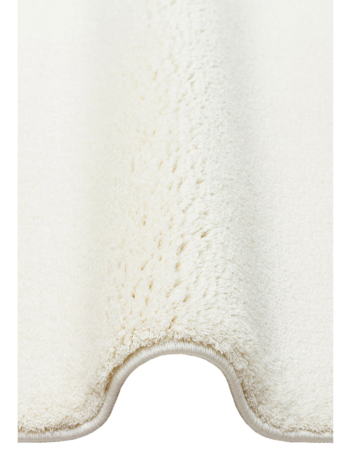 Peace Art Dust-Free, Soft-Touch, Elegant Shaggy Carpet 05 WHITE
