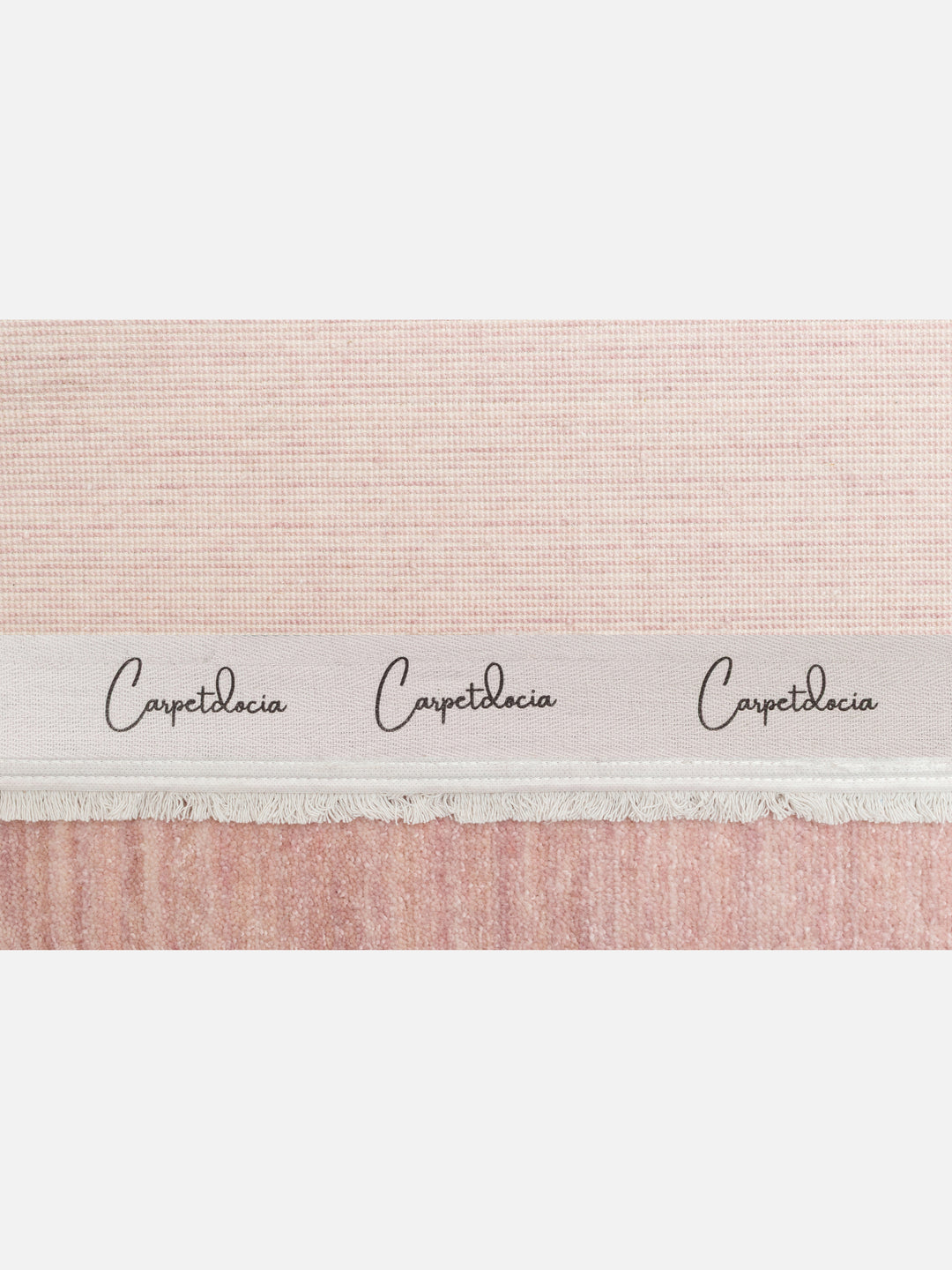 Royal %100 Yeni Zelanda Yünü El Emeği ile Üretilen Halı DUSTY ROSE Carpetdocia kenar şeridi detayı