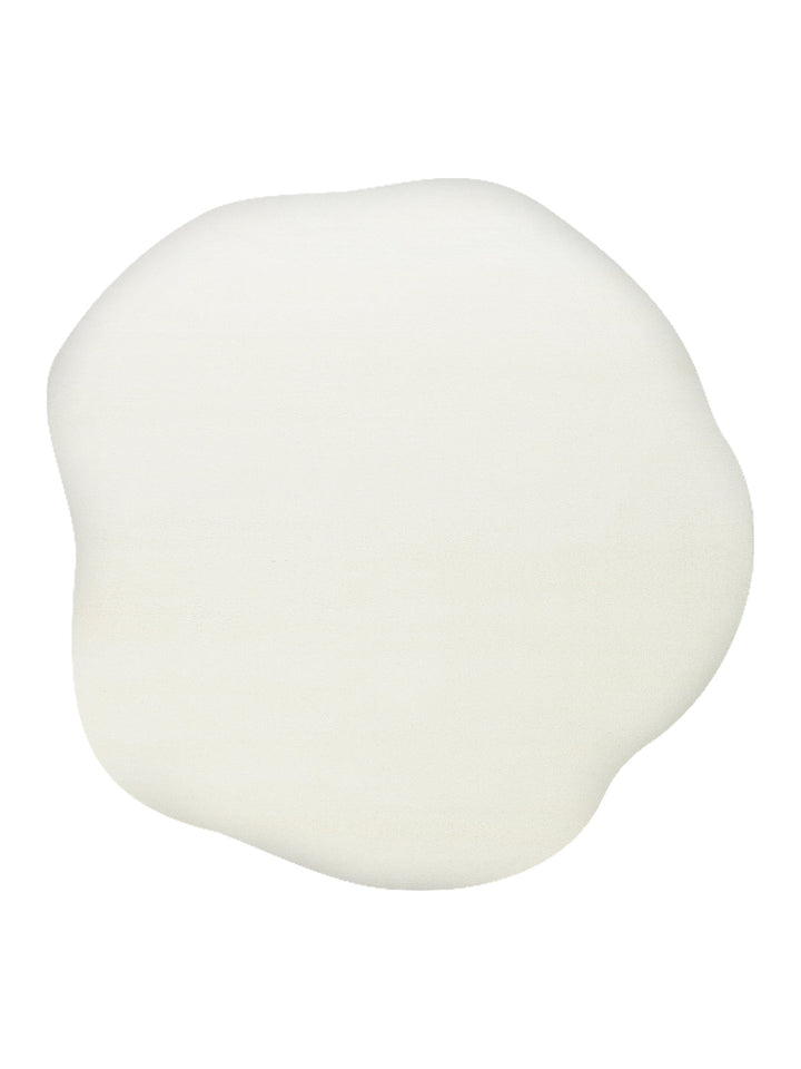 سجادة بيس آرت الأنيقة ذات الوبر الناعم والخالية من الغبار، رقم 04 أبيض