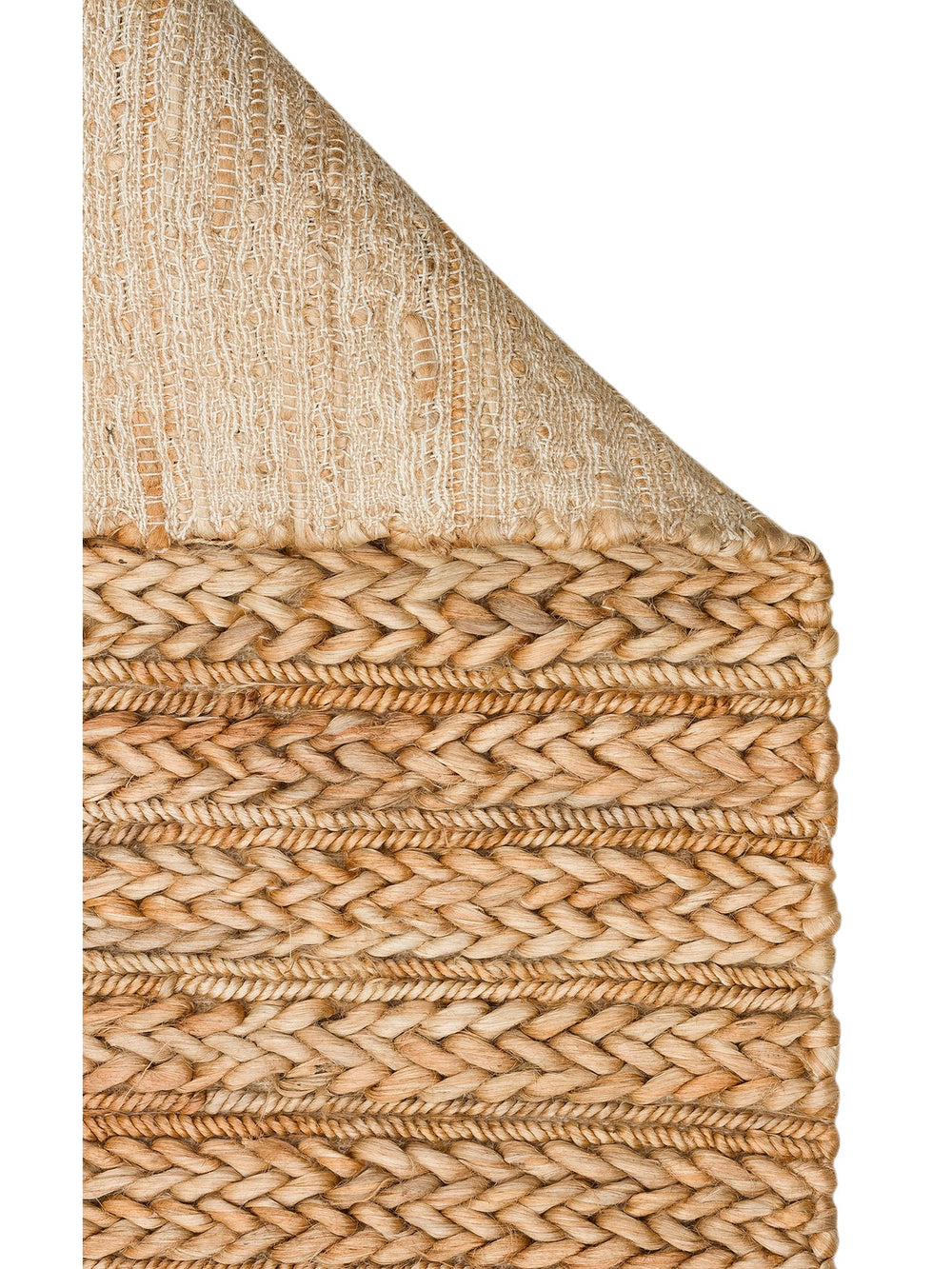 Baccarat Jüt %100 Naturel Oturma Odası Koridor Antre Mutfak Balkon El Dokuma Hasır Halı BAC MIX NAT - Carpetdocia