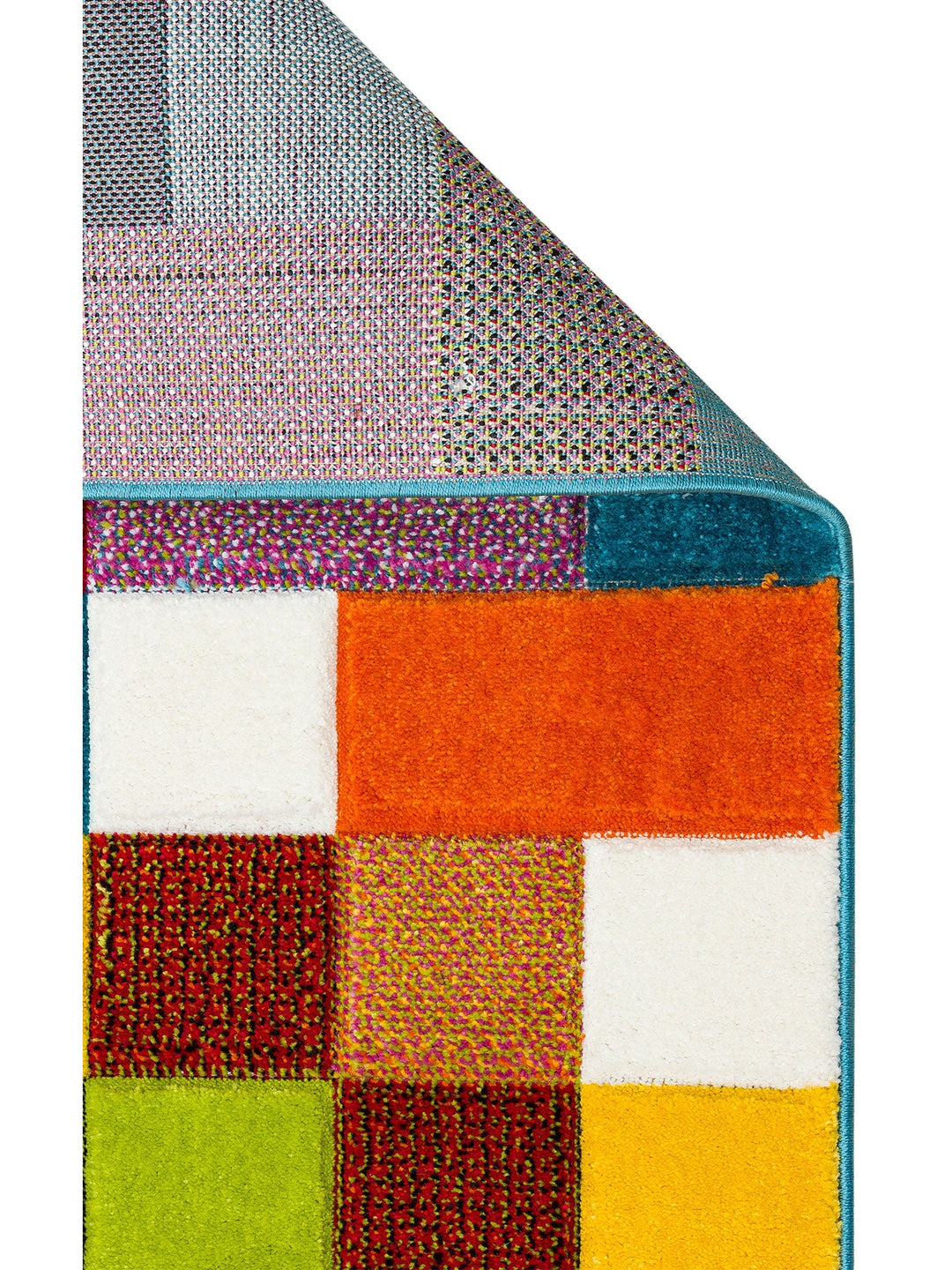 Carpetdocia Kids Eğlenceli Çok Renkli Çocuk Halısı 26 MULTY - Carpetdocia