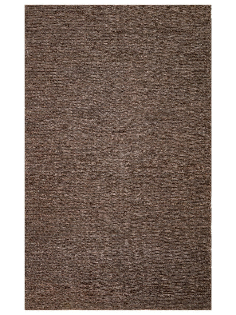 قهوة 100٪ طبيعي قنب غرفة جلوس صالة مدخل غرفة نوم سجادة محبوكة PLAIN BROWN