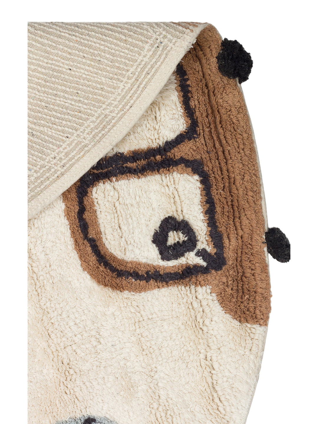 Cotton Baby %100 Naturel Pamuk Yıkanabilir Kaymaz Tabanlı Bebek Halısı 15 MULTY XXW Q - Carpetdocia