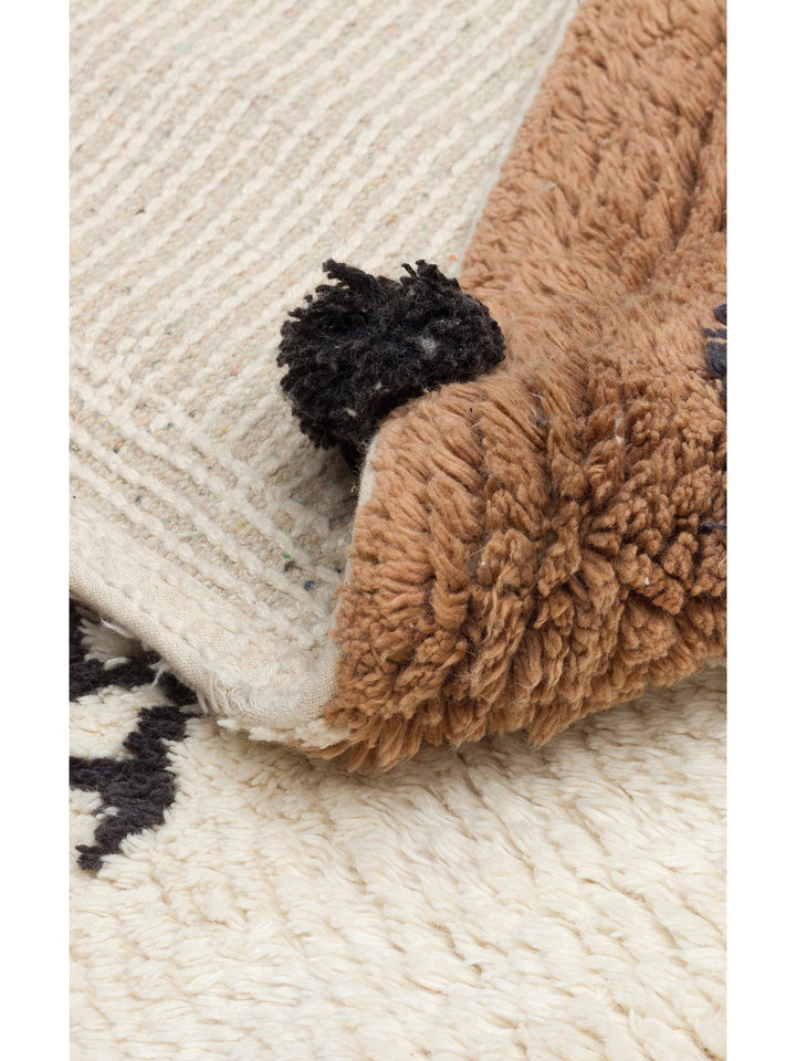 Cotton Baby %100 Naturel Pamuk Yıkanabilir Kaymaz Tabanlı Bebek Halısı 15 MULTY XXW Q - Carpetdocia