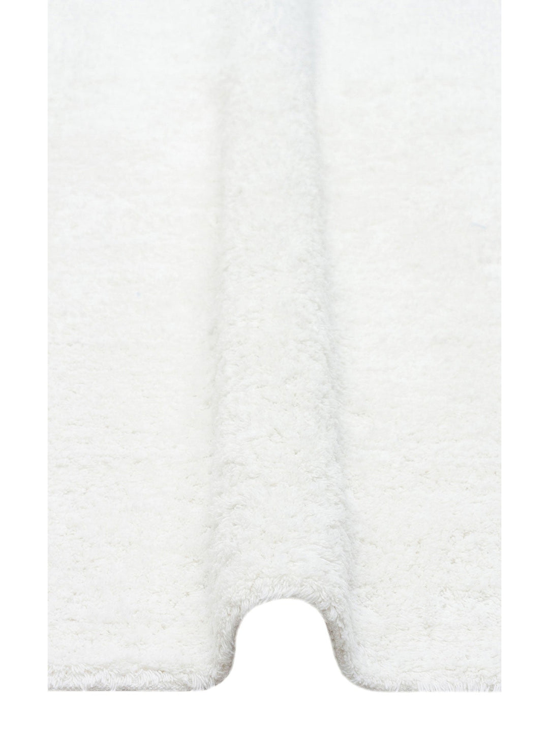 Cotton Baby %100 Naturel Pamuk Yıkanabilir Kaymaz Tabanlı Bebek Halısı PLAIN WHITE - Carpetdocia
