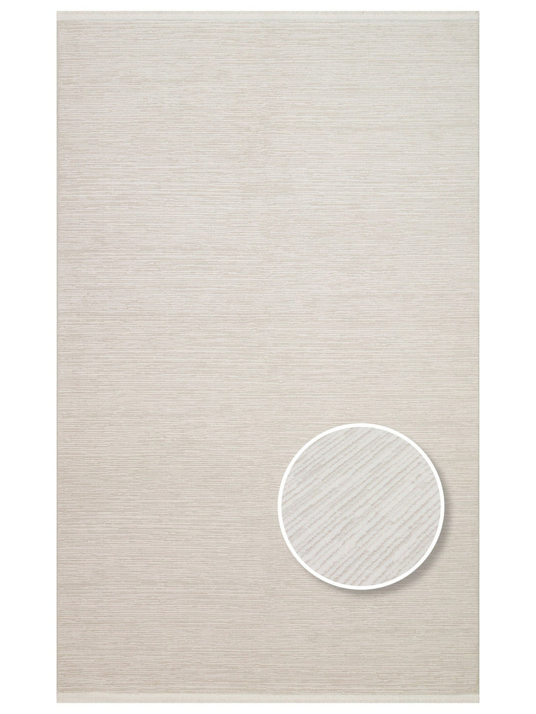 سلسلة فاد بسيطة التصميم غرفة جلوس صالة مدخل غرفة نوم سجادة حديثة PLAIN CREAM