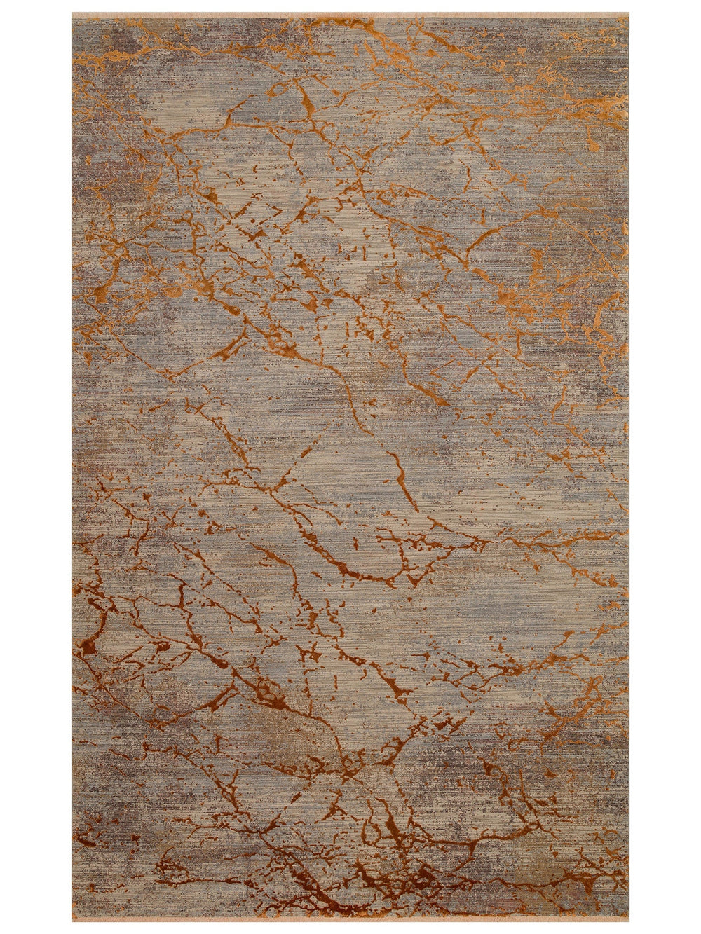 Göreme Serisi Yüksek Alçak Dokulu Yüksek Kaliteli Sık Dokuma Modern Salon Halısı 01 COPPER - Carpetdocia