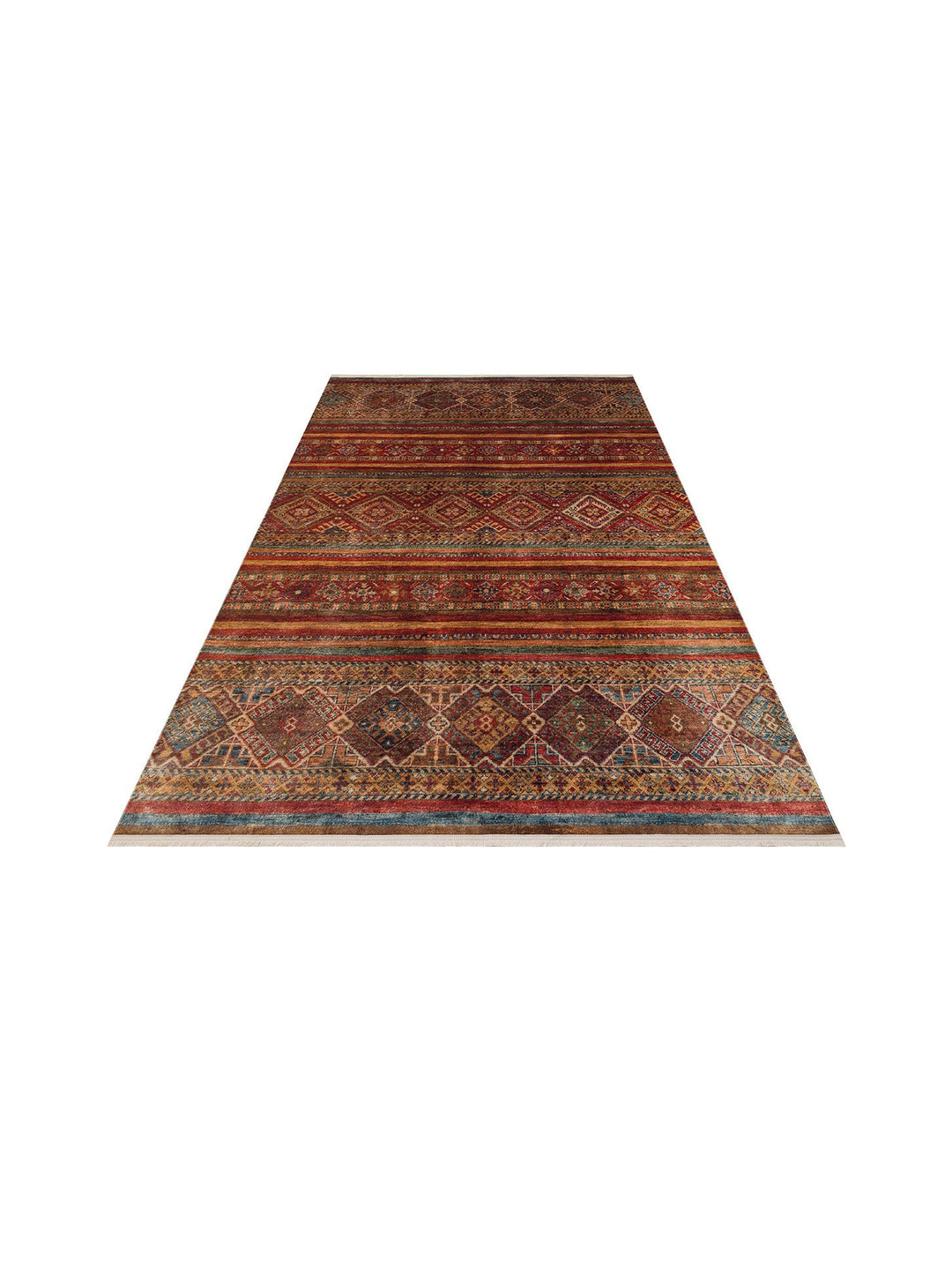 Historic Serisi Kaymaz Antik Desenli Salon Oturma Odası Koridor Mutfak Yıkanabilir Halı 05 MULTY - Carpetdocia