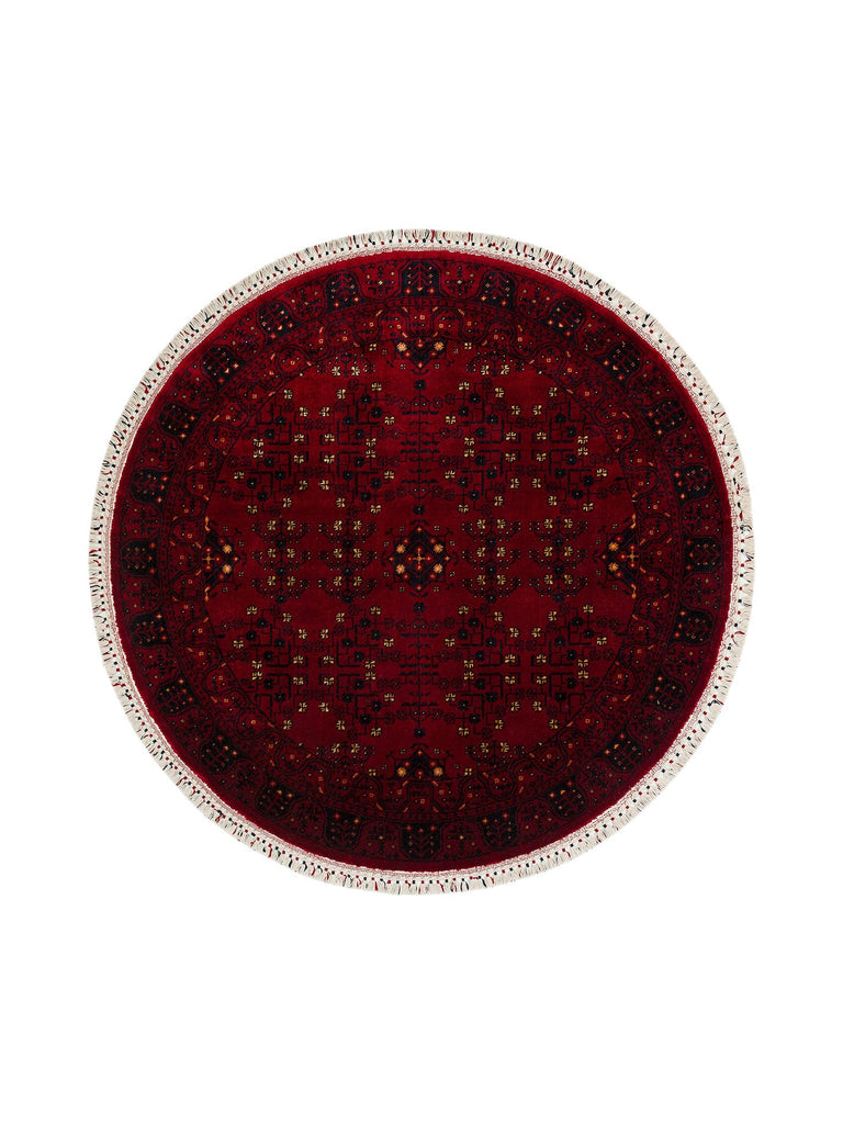 كابول أفغان ياغجيبيدير مزخرف يدوياً على أنوال خاصة سجادة أوشاك من الصوف 959 RED Q