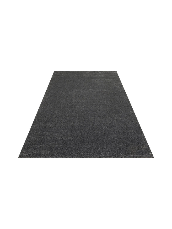 Lamma Serisi Sade Desenli Oturma Odası Salon Koridor Antre Yatak Odası Modern Halı PLAIN ANTRASIT - Carpetdocia