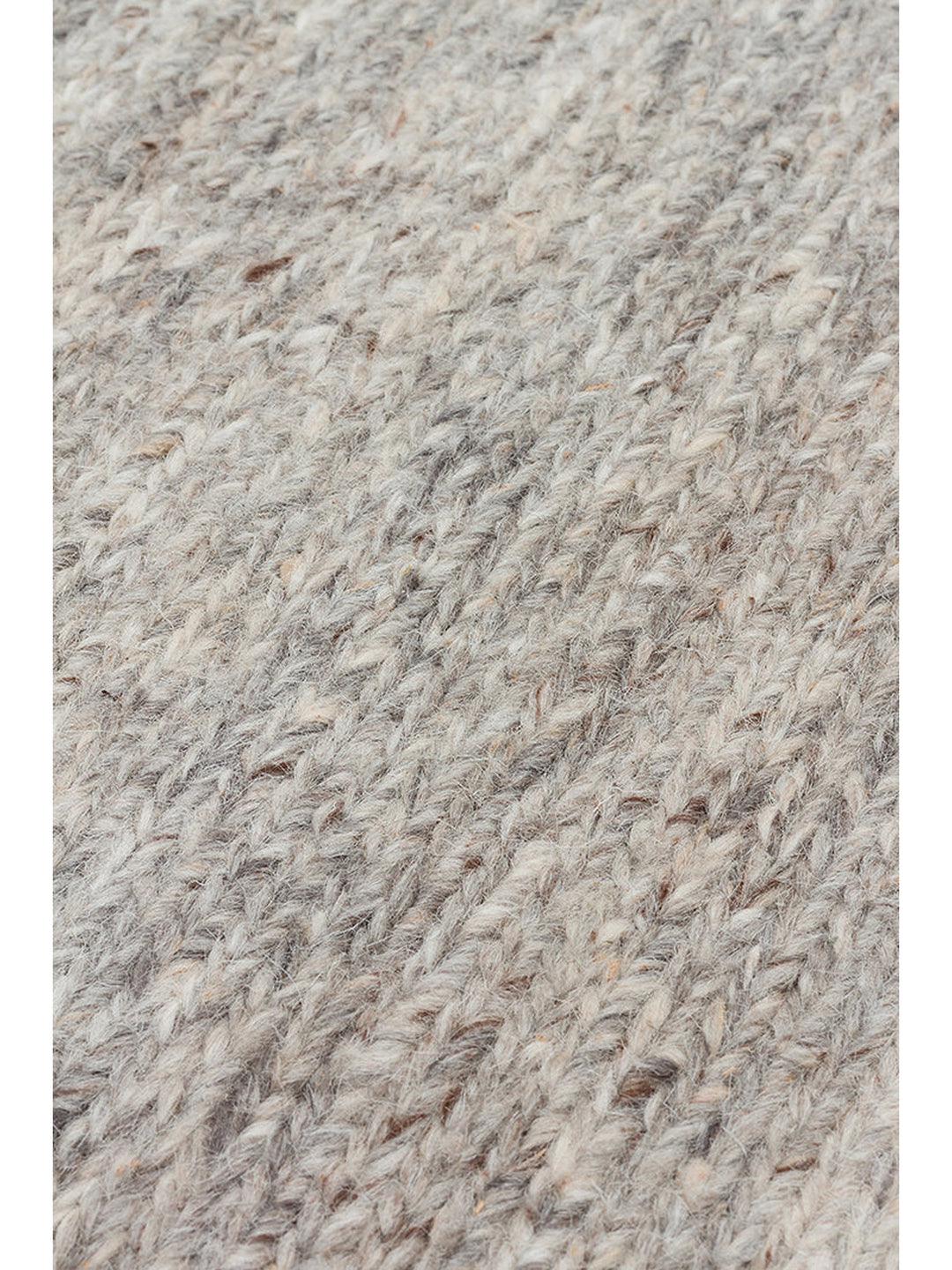 Paglia Serisi %100 Naturel Yeni Zelanda Yünü Sumak Düğümü El Dokuma Salon Oturma Odası Halı GREY - Carpetdocia
