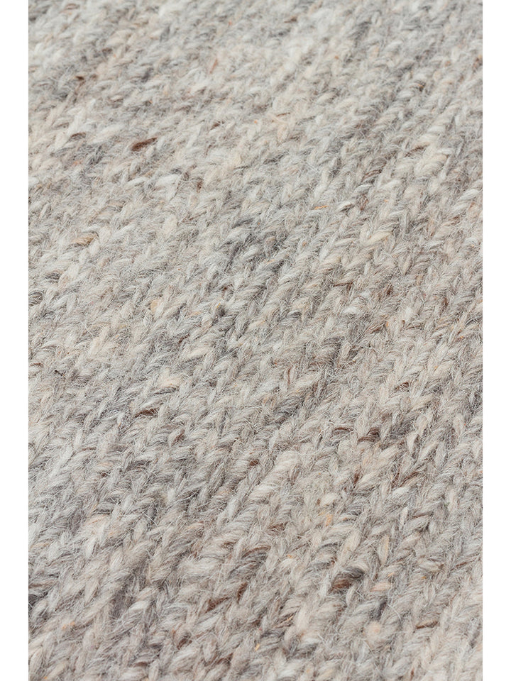 Paglia Serisi %100 Naturel Yeni Zelanda Yünü Sumak Düğümü El Dokuma Salon Oturma Odası Halı GREY - Carpetdocia