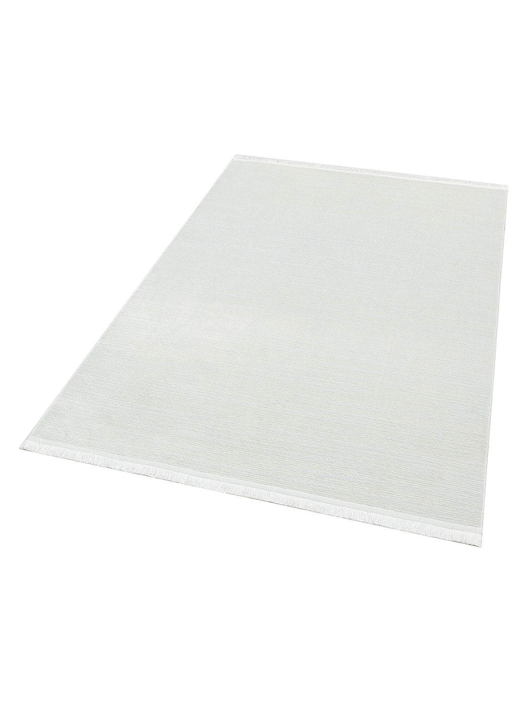Smooth Yıkanabilir Kaymaz Parlak Oturma Odası Salon Koridor İnce Dokuma Modern Halı 09 WHITE XW - Carpetdocia