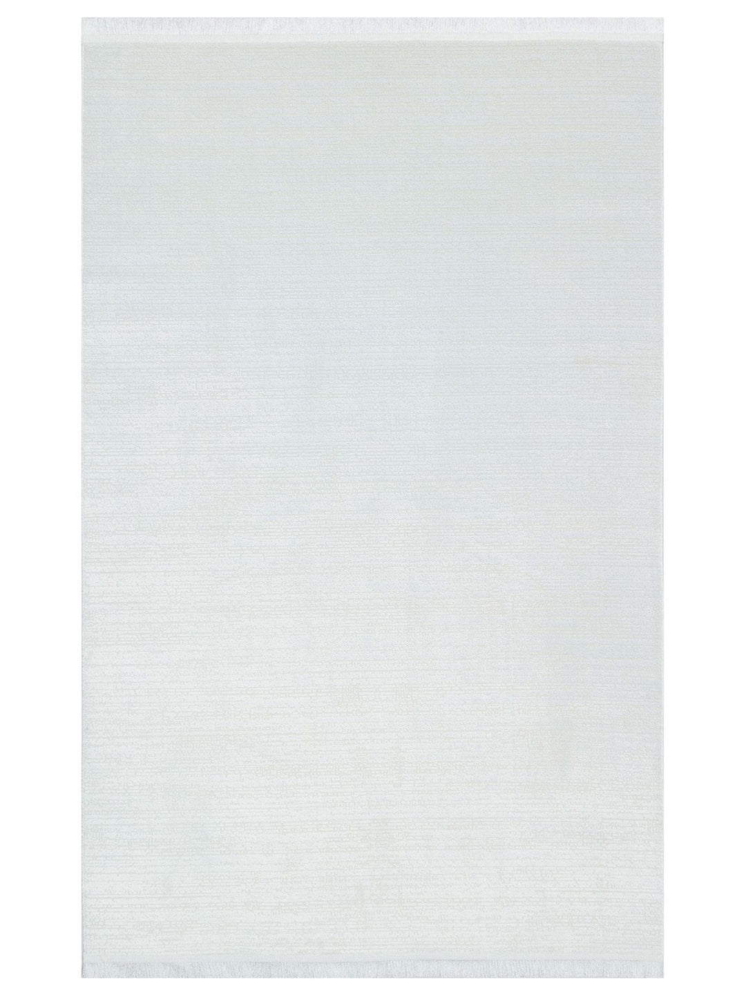 Smooth Yıkanabilir Kaymaz Parlak Oturma Odası Salon Koridor İnce Dokuma Modern Halı 09 WHITE XW - Carpetdocia
