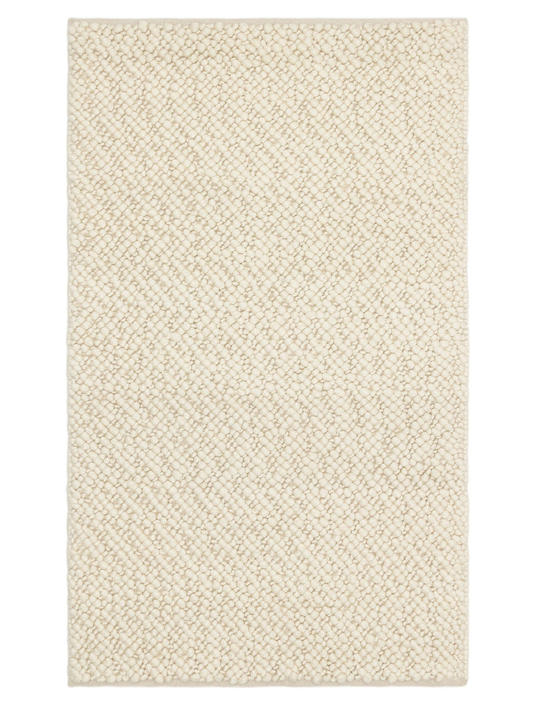 Woolstar 100% Natural Kazakh Pattern Living Room Sitting Room Hallway Entrance Handwoven Knitted Carpet 06 CREAM
