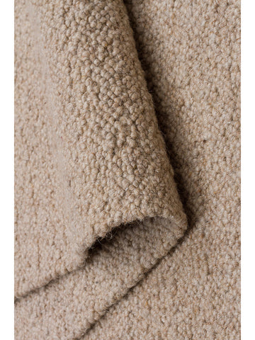 Agra Series Wool Polyester and Cotton Blend Handwoven Rug BEIGE