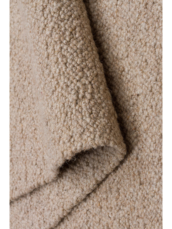 Agra Series Wool Polyester and Cotton Blend Handwoven Rug BEIGE