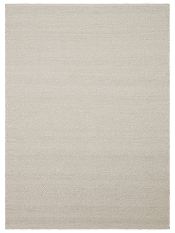 Agra Series Wool Polyester and Cotton Blend Handwoven Rug IVORY