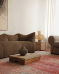 Tapis artisanal à métier noir de la série Burj, fabriqué à la main avec TENCEL™ 100 % naturel 03 MULTY