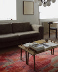 Tapis artisanal à métier noir de la série Burj, fabriqué à la main avec TENCEL™ 100 % naturel 02 MULTY