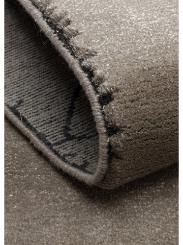Dakar Series Wool Rayon and Polyester Blend Handwoven Rug GREY