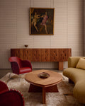 Florence Series Wool and Bamboo Silk Handwoven Rug PEBBLE SAND BEIGE