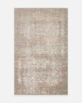 Tappeto moderno da salotto della serie Göreme, tessuto fitto di alta qualità con texture alta e bassa 02 BEIGE