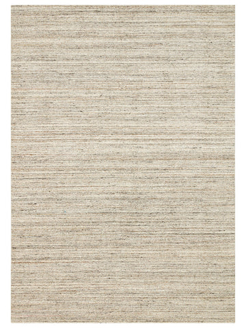 Helsinki Serisi %100 Naturel Yün ve Viskon El Dokuma Modern İskandinav Salon Oturma Odası Halı STONE - Carpetdocia