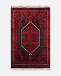 سجادة Uşak TENCEL™ بنمط أفغاني كابول مصنوعة يدوياً على أنوال خاصة 956 أزرق