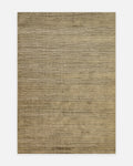 Kelly Serie 100% Naturwolle und Viskose Handgewebter Teppich für Wohnzimmer, Sitzbereich, Schlafzimmer OLIVE  