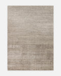 Kelly Serie 100% Naturwolle und Viskose Handgewebter Teppich für Wohnzimmer, Sitzbereich, Schlafzimmer STONE  