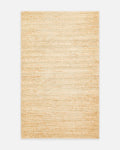 Knit Jüt Tappeto in Juta Naturale Fatto a Mano con Tessitura Diversa TRIPLE CREAM XW