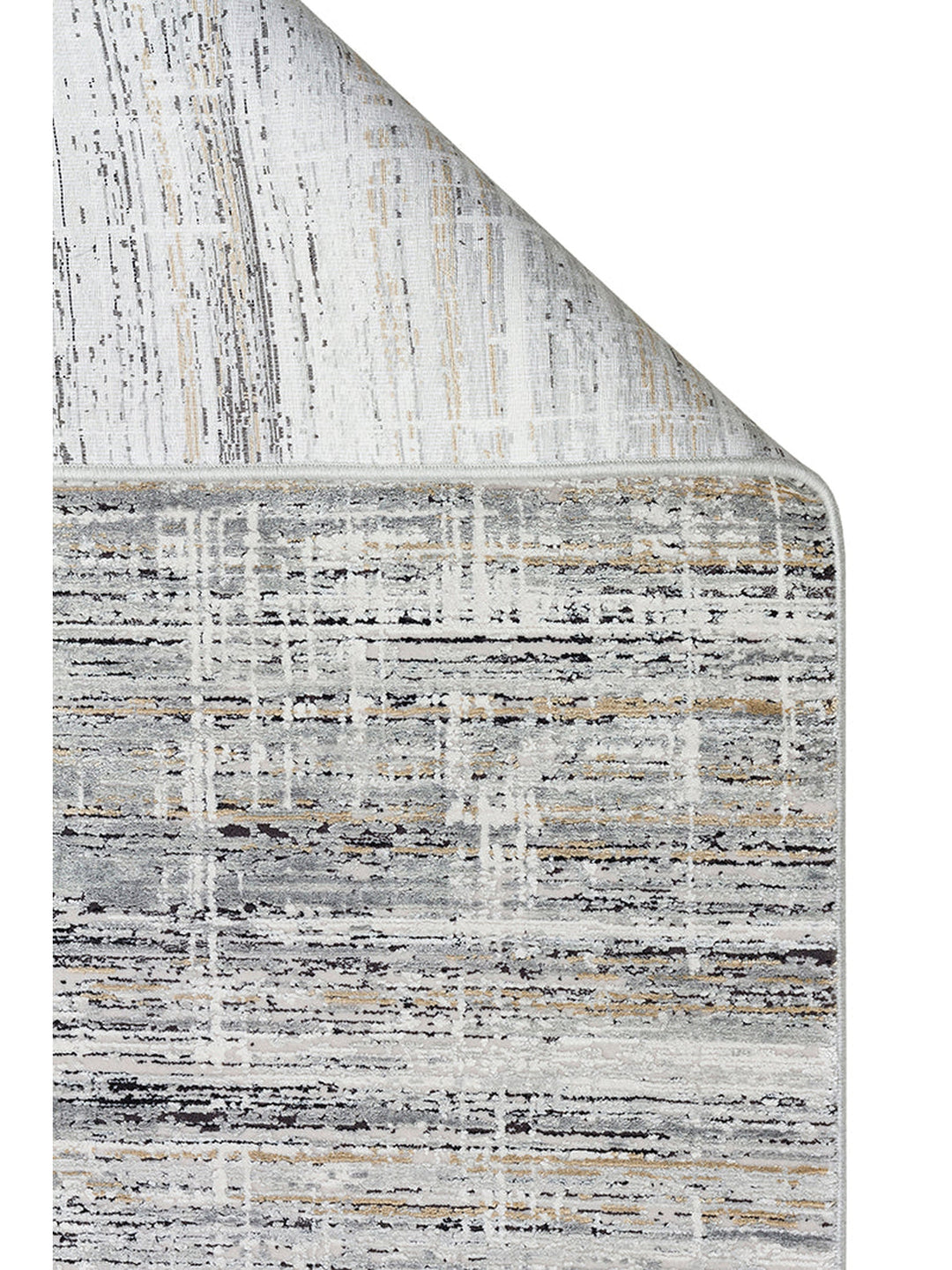 Lucia Serisi Modern Parlak Salon Oturma Odası Yatak Odası Antre Halı GREY - Carpetdocia