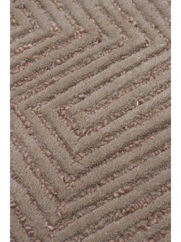 Milano Series Wool and Cotton Blend Handwoven Rug GREY