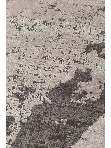 Monza Art Geometric Pattern High Quality Dense Weave Shiny Modern Living Room Carpet 02 CREAM GREY Q