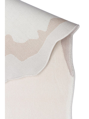 Monza Art Geometric Pattern High Quality Dense Weave Shiny Modern Living Room Carpet 10 CREAM GOLD