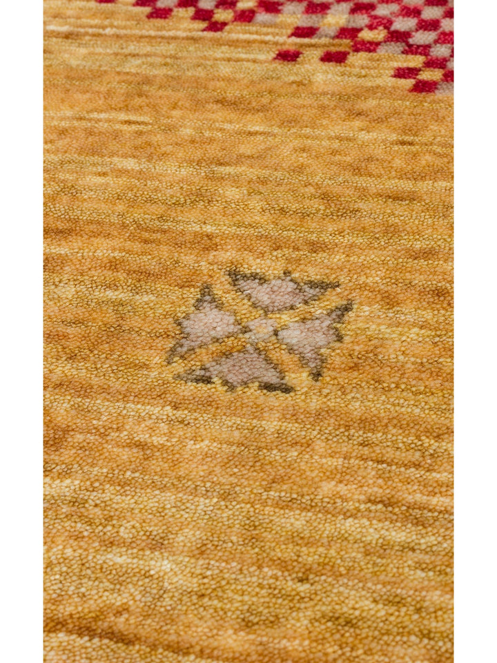 Oushak Carnaval Tappeto Uşak Moderno TENCEL™ realizzato a mano, 100% naturale, facile da pulire 07 BEIGE AUTUMN Q