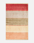 Oushak Carnaval Tapis Uşak Moderne TENCEL™ 100 % Naturel, Facile à Nettoyer, Fait Main 11 RED AUTUMN