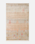 Oushak Carnaval Tapis Uşak Moderne TENCEL™ 100 % Naturel, Facile à Nettoyer, Fait Main 15 BEIGE AUTUMN