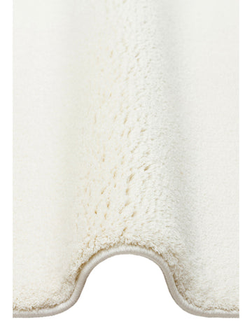 Peace Art Hav Toz Vermez Yumuşak Tuşeli Zarif Shaggy Halı 04 WHITE - Carpetdocia